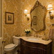 Load image into Gallery viewer, Victoria Gold Damask Victorian Peel and Stick and Traditional Wallpaper