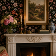 Load image into Gallery viewer, Addilyn Moody Dark Flower Garden Peel and Stick and Traditional Wallpaper