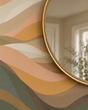 Load image into Gallery viewer, Sanoran Abstract Pattern Earth Tones Landscape Peel and Stick and Traditional Wallpaper