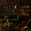 Load image into Gallery viewer, Kilda's Gardens Dark Floral Chintz Peel and Stick and Traditional Wallpaper