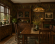 Load image into Gallery viewer, Melba Ornate Art Nouveau Peel and Stick and Traditional Wallpaper
