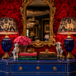 Load image into Gallery viewer, Jezebel Moody Bed of Red Roses Peel and Stick and Traditional Wallpaper
