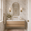 Load image into Gallery viewer, Anstey Road Pink and Green Botanical Peel and Stick and Traditional Wallpaper