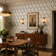 Load image into Gallery viewer, Alton Street Geometric Mid-Century Modern Peel and Stick and Traditional Wallpaper