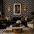 Load image into Gallery viewer, Varndell Street Bold Geometric Peel and Stick and Traditional Wallpaper