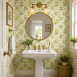 Load image into Gallery viewer, Elysia Lane Vintage Floral Peel and Stick and Traditional Wallpaper