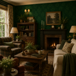 Load image into Gallery viewer, Vicarage Grove Moody Botanical Peel and Stick and Traditional Wallpaper