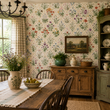 Load image into Gallery viewer, Aubrey Vintage Cottage Flower Garden Peel and Stick and Traditional Wallpaper