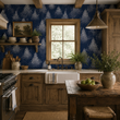Load image into Gallery viewer, Aspen Snowy Winter Night Woodland Tree Peel and Stick and Traditional Wallpaper