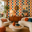 Load image into Gallery viewer, Corbin Bold Mid-Century Modern Peel and Stick and Traditional Wallpaper