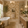 Load image into Gallery viewer, Saughs Lane Victorian Floral Peel and Stick and Traditional Wallpaper