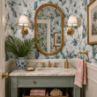 Load image into Gallery viewer, Temple Gardens Chinoiserie Peel and Stick and Traditional Wallpaper