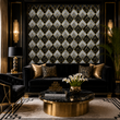 Load image into Gallery viewer, Evelyn Marble Geometric Art Deco Peel and Stick and Traditional Wallpaper