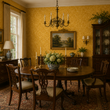 Load image into Gallery viewer, Avaondale Rise Gold Victorian Damask Peel and Stick and Traditional Wallpaper