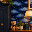 Load image into Gallery viewer, Skirsa Sky Night Sky Peel and Stick and Traditional Wallpaper