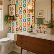Load image into Gallery viewer, Jupiter Terrace Mid-Century Modern Peel and Stick and Traditional Wallpaper