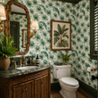 Load image into Gallery viewer, Campo Bello Drive Tropical Palm Peel and Stick and Traditional Wallpaper