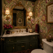 Load image into Gallery viewer, Dimson Crescent Victorian Floral Peel and Stick and Traditional Wallpaper