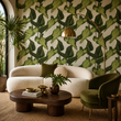 Load image into Gallery viewer, Antigua Street Tropical Botanical Peel and Stick and Traditional Wallpaper