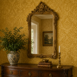 Load image into Gallery viewer, Avaondale Rise Gold Victorian Damask Peel and Stick and Traditional Wallpaper