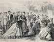 Load image into Gallery viewer, Victorian women published by Magasin Pittoresque, Paris, circa 1843