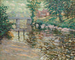 Load image into Gallery viewer, The Bronx River Art Print, by Ernest Lawson, circa 1910