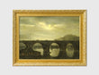 Load image into Gallery viewer, One of the Bridges over the Seine, Paris, in the Moonlight, by Antonie Waldorp, circa 1835