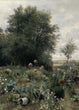 Load image into Gallery viewer, Cottage Garden in Lower Austria, by Hugo Darnaut, circa 1895
