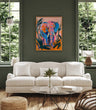 Load image into Gallery viewer, Abstract Jungle Elephant Abstract Wall Art Print