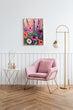 Load image into Gallery viewer, Paint on Canvas Wildflowers Wall Art Print