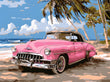 Load image into Gallery viewer, Vintage Car on the Beach Wall Art Print