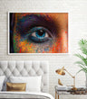 Load image into Gallery viewer, Color Powder Contemporary Eye Wall Art Print