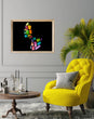 Load image into Gallery viewer, Abstract Painted Lady Wall Art Print