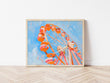 Load image into Gallery viewer, Pastel Vintage Carousel Painting Wall Art Print