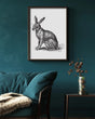 Load image into Gallery viewer, Rabbit Vintage Engraved Illustration Print