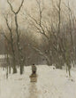 Load image into Gallery viewer, Winter In The Scheveningse Bushes, by Anton Mauve, circa 1870-1888