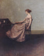 Load image into Gallery viewer, The Letter, by Thomas Wilmer Dewing, circa 1895