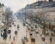 Load image into Gallery viewer, The Boulevard Montmartre, by Camille Pissarro, circa 1897