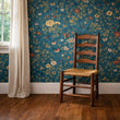 Load image into Gallery viewer, Bailey Place Blue Butterfly Garden Peel and Stick and Traditional Wallpaper