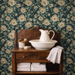 Load image into Gallery viewer, Oren Gardens Antique Floral Peel and Stick and Traditional Wallpaper
