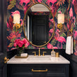 Load image into Gallery viewer, Benson Quay Retro Pink Flamingo Tropical Peel and Stick and Traditional Wallpaper