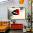 Load image into Gallery viewer, Eclectic Woman's Lips Abstract Wall Art Print