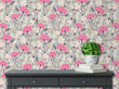 Load image into Gallery viewer, Lillian Lane Pink Floral Wallpaper