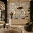 Load image into Gallery viewer, Templar Drive Art Nouveau Peel and Stick and Traditional Wallpaper