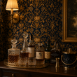 Load image into Gallery viewer, Brockley Hall Victorian Ornate Damask Peel and Stick and Traditional Wallpaper