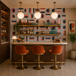 Load image into Gallery viewer, Corbin Bold Geometric Retro Peel and Stick and Traditional Wallpaper