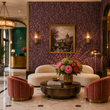 Load image into Gallery viewer, Avenue Gardens Floral Damask Peel and Stick and Traditional Wallpaper