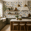 Load image into Gallery viewer, Duval Avenue Mid-Century Modern Peel and Stick and Traditional Wallpaper