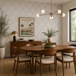 Load image into Gallery viewer, Alwyne Road Grey Geometric Peel and Stick and Traditional Wallpaper