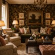 Load image into Gallery viewer, Winslow Close Elegant Moody Ornate Victorian Peel and Stick and Traditional Wallpaper